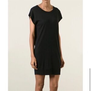 Zadig & Voltaire Deluxe Black Silk and Cashmere Dress